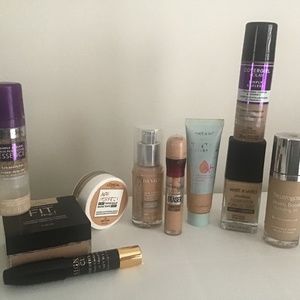 Mixed foindation, powder, conceal stick bundle